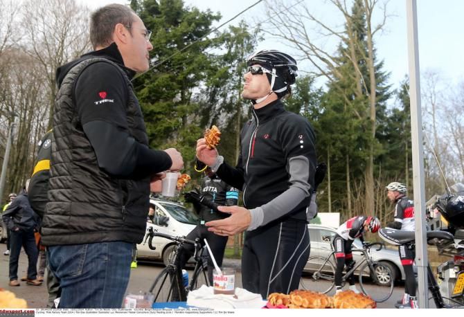 Waffles for a pre-ride snack