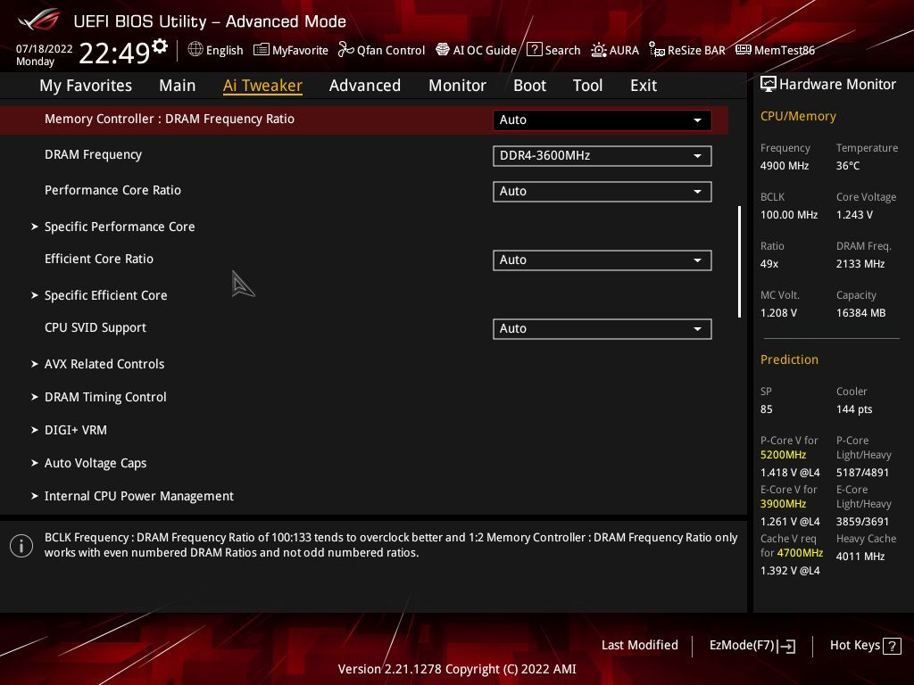 Asus ROG Strix Z690-A Gaming WIFI D4
