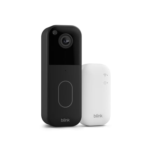 Blink Video Doorbell System (newest Gen) | Head-To-Toe Hd View, Two-Year Battery Life, Simple Setup, Ip-65 | Works With Alexa | Sync Module Core Included &amp;ndash; (black)