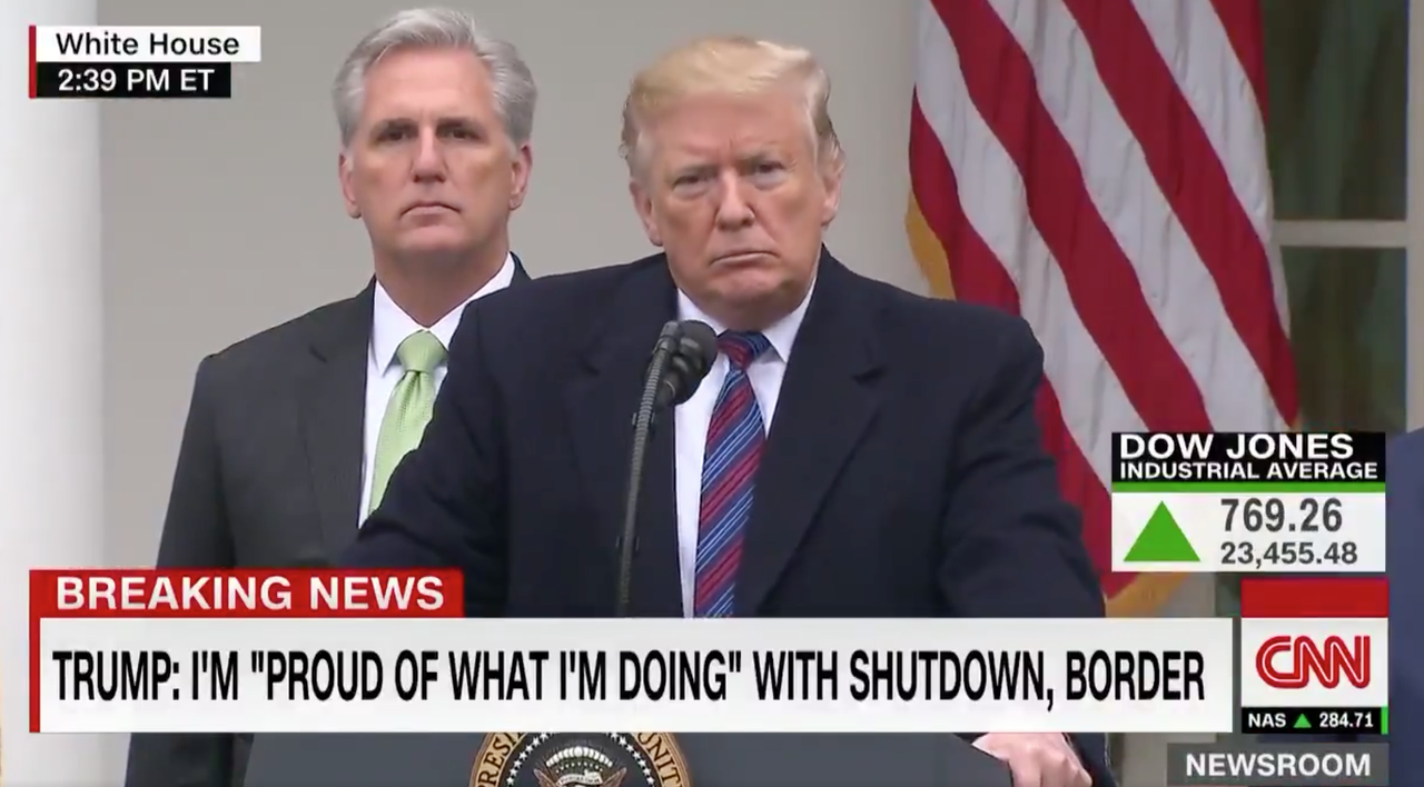 President Trump and House Minority Leader Kevin McCarthy.