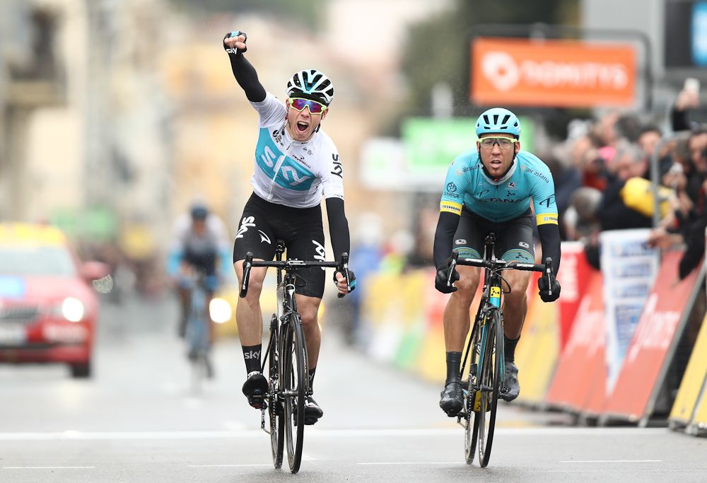 David de la Cruz beats Omar Fraile to win stage 8 at Paris-Nice
