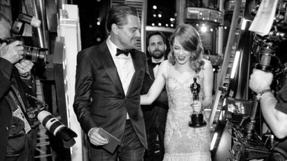 Emma Stone and Leonardo DiCaprio Oscars 