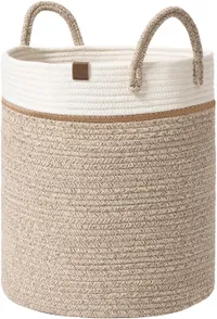 LA JOLIE MUSE Woven Basket Rope Storage Baskets