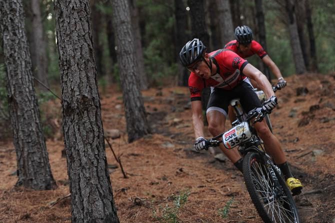 Philip Buys (right) and Matthys Beukes of Team Scott Factory Racing