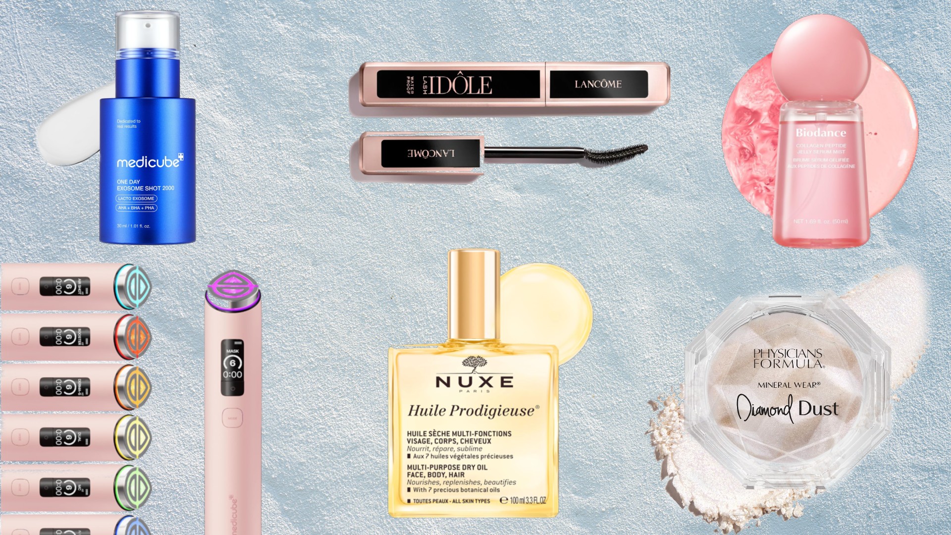 Amazon beauty product collage