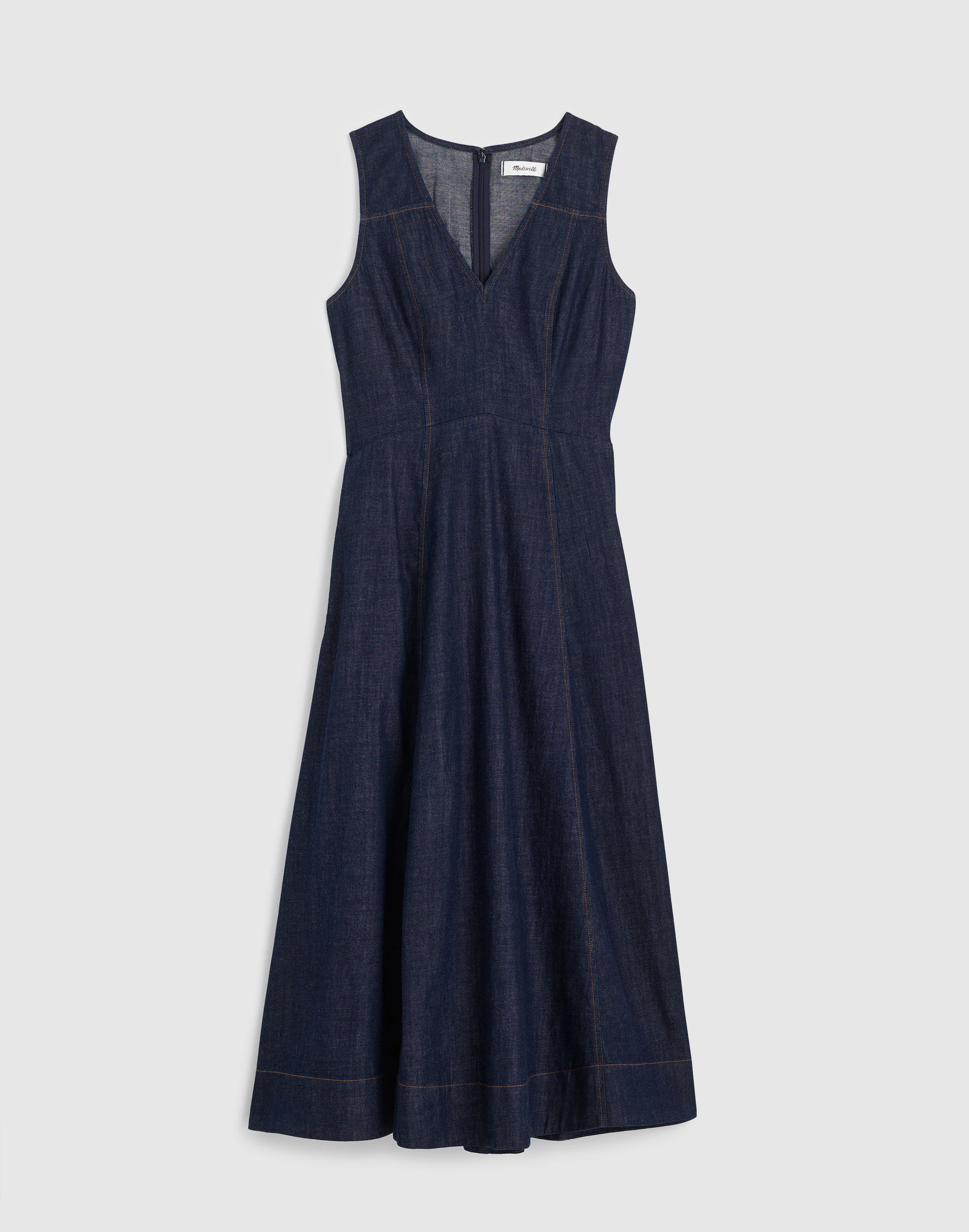 V-Neck Circle Midi Dress