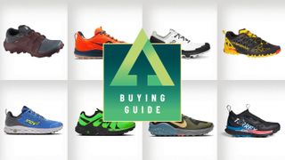 Collage of the best trail running shoes