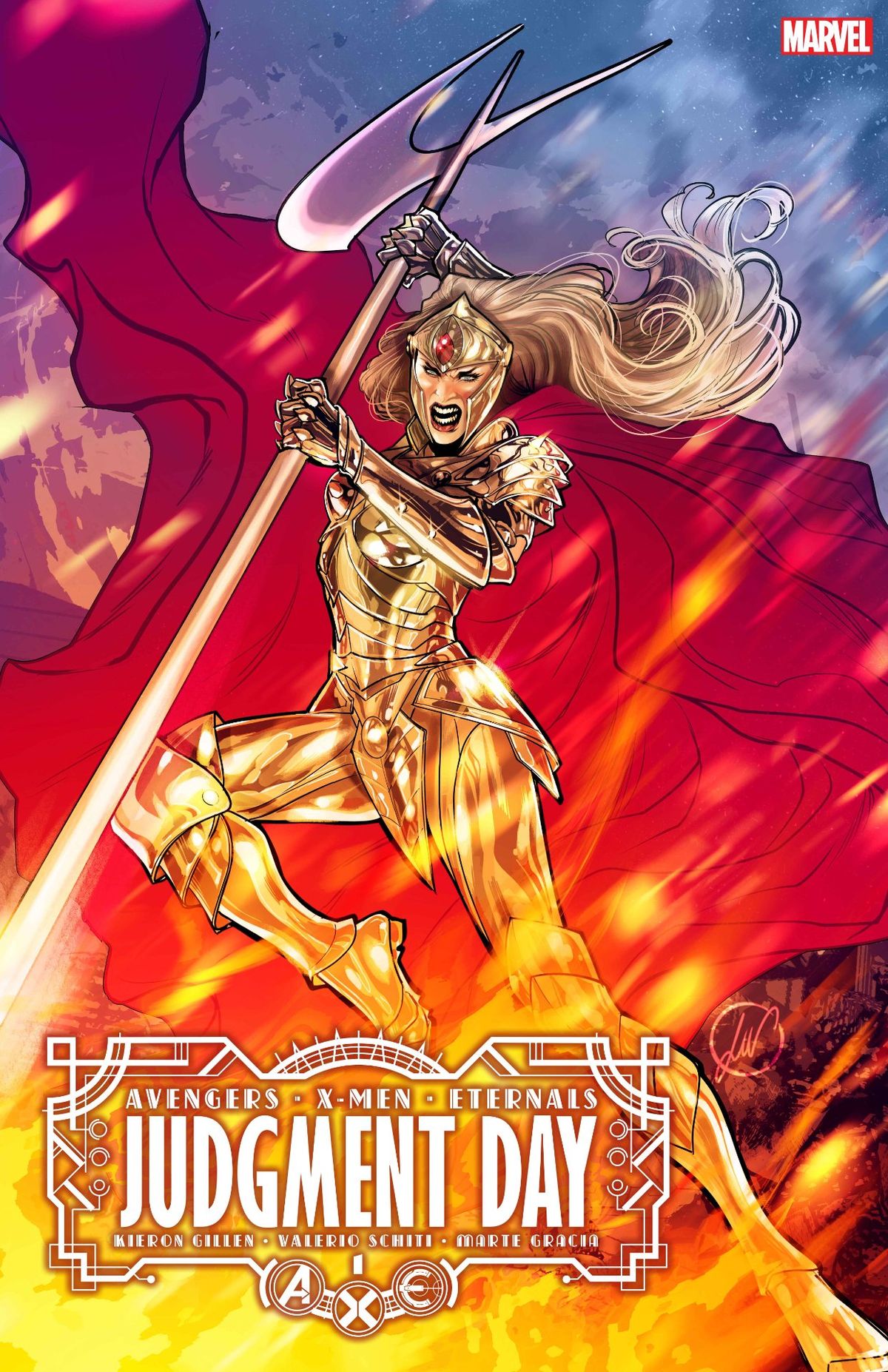 AXE: Judgment Day variant covers
