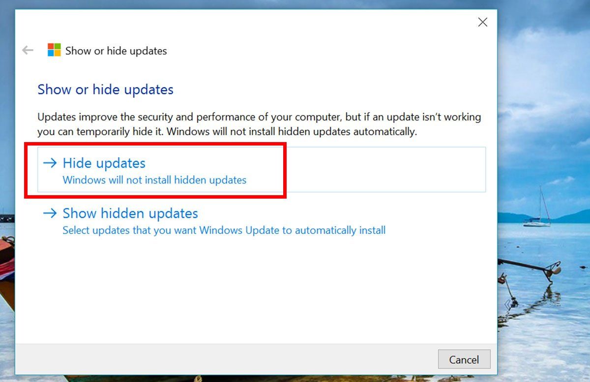prevent windows 10 driver update