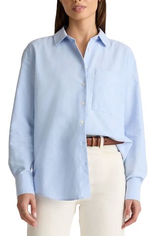 Organic Cotton Relaxed Oxford Shirt