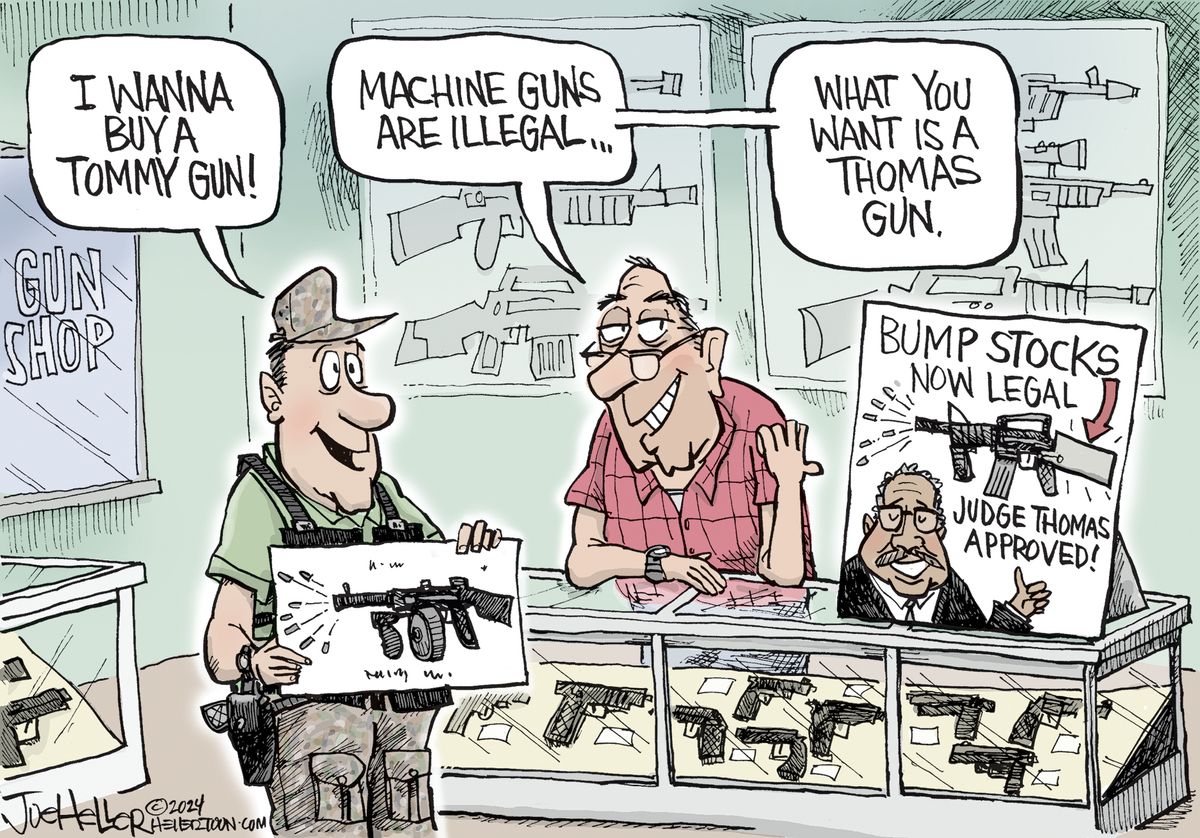 5 fully loaded cartoons on the bump stock ruling | The Week