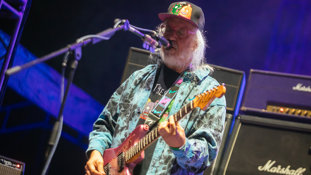 MEXICO CITY, MEXICO - NOVEMBER 2: J Mascis of Dinosaur Jr band, performs during the second day of 'Festival Hipnosis 2025' at Fray Nana stadium on November 2, 2025 in Mexico City, Mexico.  (Photo by Medios y Media/Getty Images)
