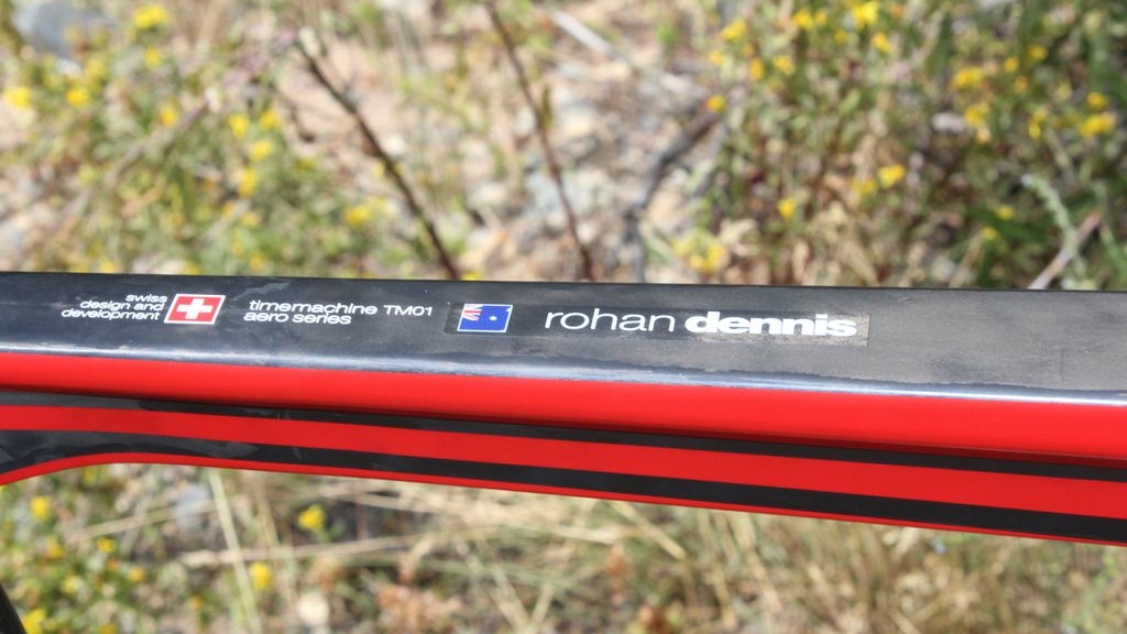 Dennis rode a custom BMC trackmachine for his hour record earlier this year