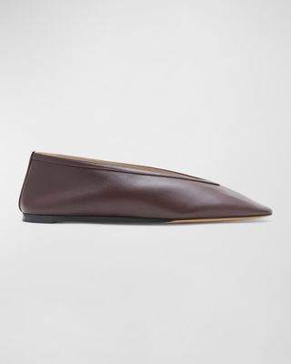 Luna Calfskin Ballerina Flats