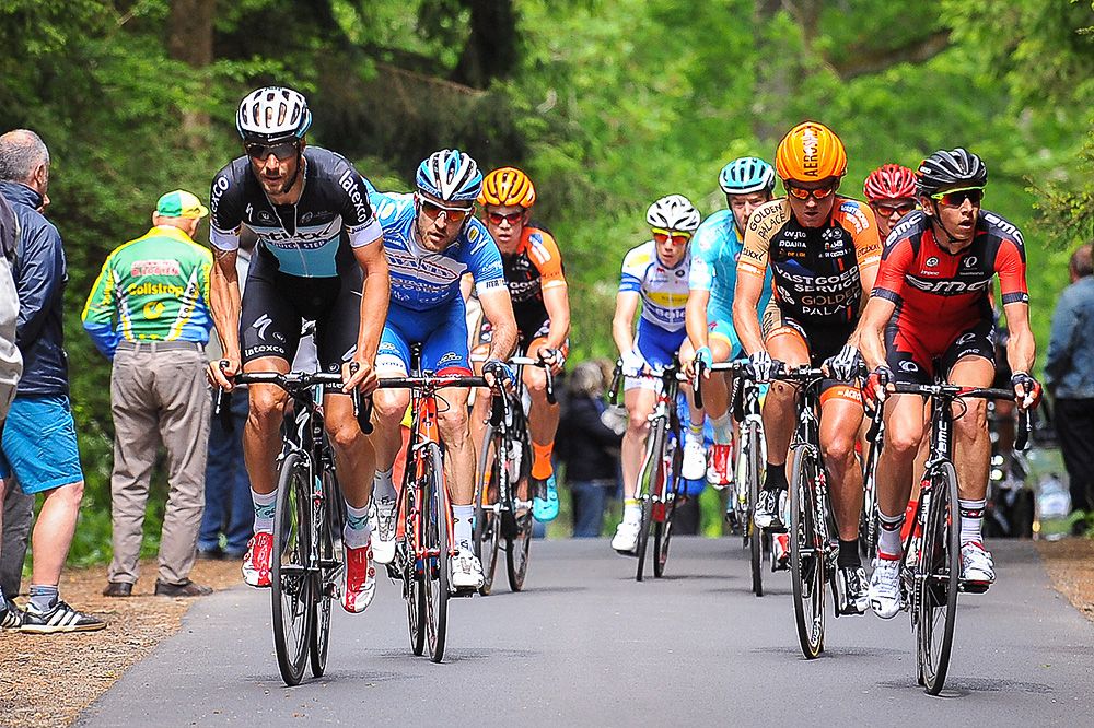 Tom Boonen rides during the final stage in Belgium.
