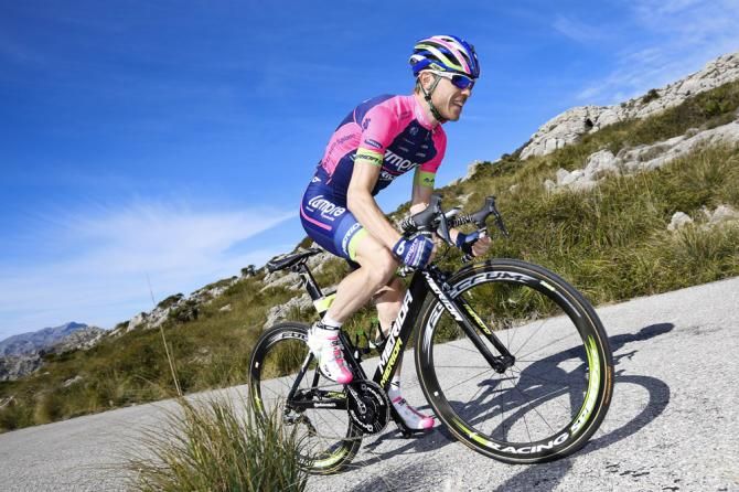 Damiano Cunego (Lampre-Merida) during the team's camp on Mallorca