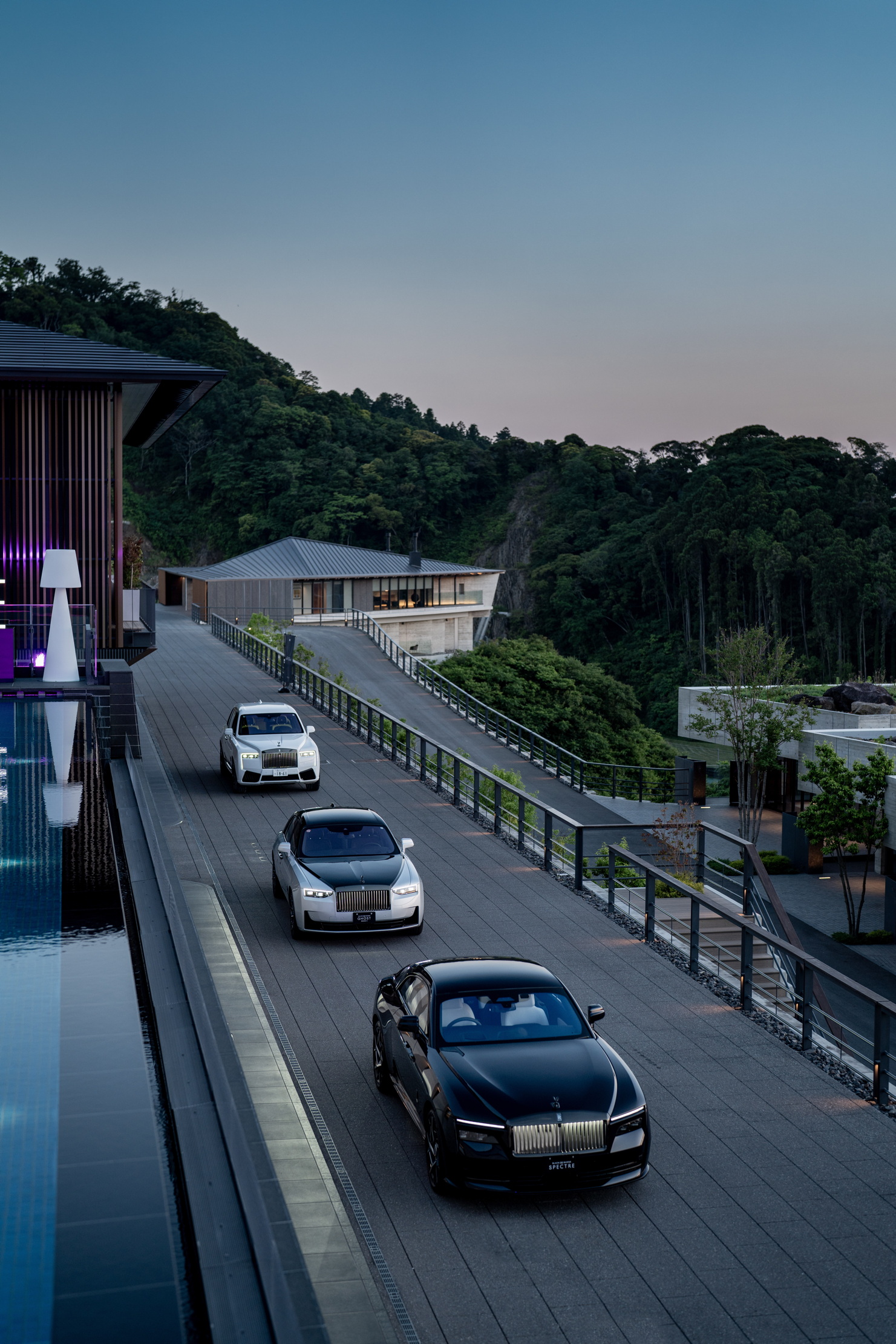 A Black Badge Rolls-Royce Cullinan, Ghost and Spectre