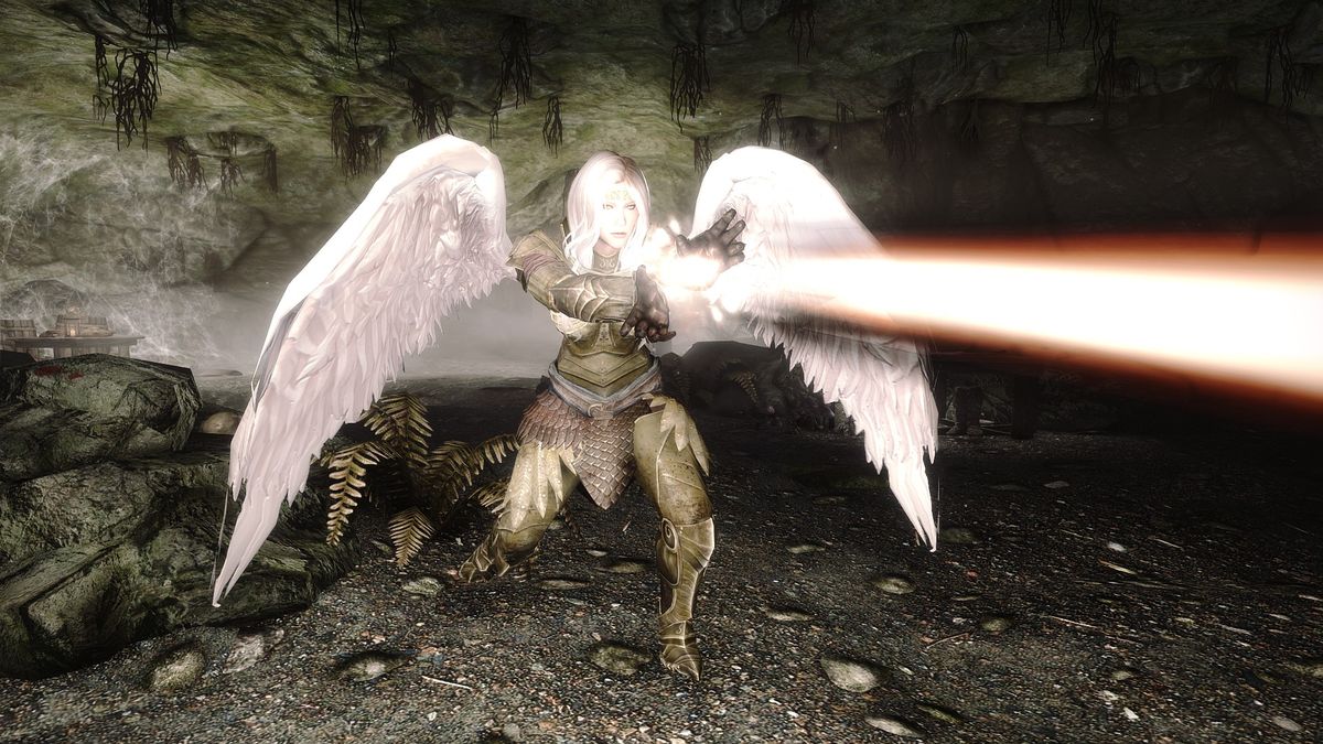 Divine conjuration: Skyrim mod turns players into angels ... - 1200 x 675 jpeg 172kB