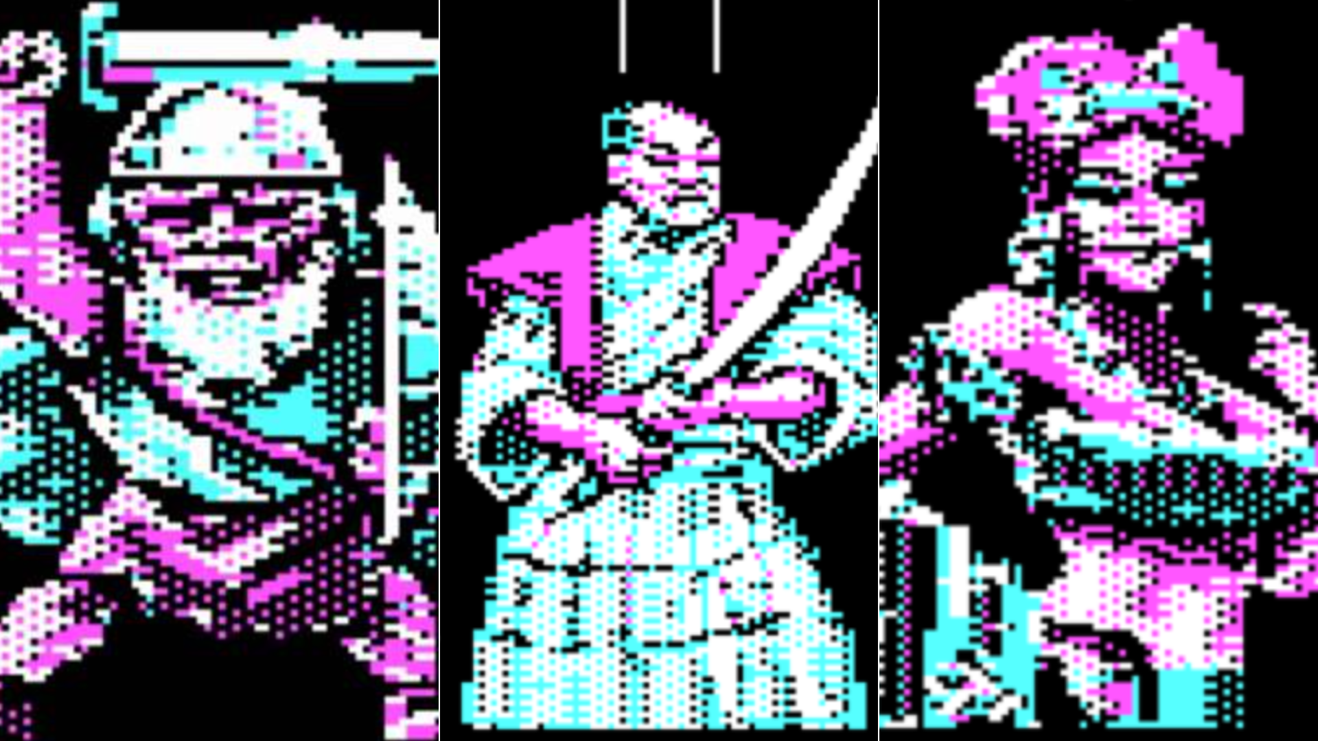 A collage of characters from Wizardry 5