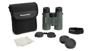 Nature DX binoculars with kit including bag and lens covers
