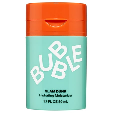 Bubble Skincare Slam Dunk Hydrating Face Moisturizer, for Normal to Dry Skin, 1.7 Fl Oz/ 50ml