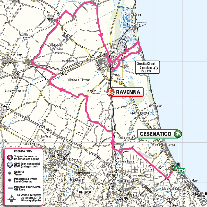2026 Giro d'Italia Women route information