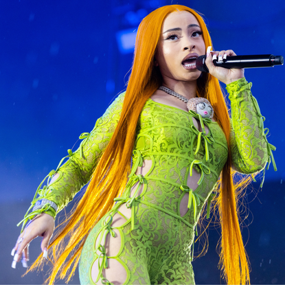 Ice Spice performs at day 2 of Rolling Loud Europe 2024 at Magna Racino on July 7, 2024 in Vienna, Austria.