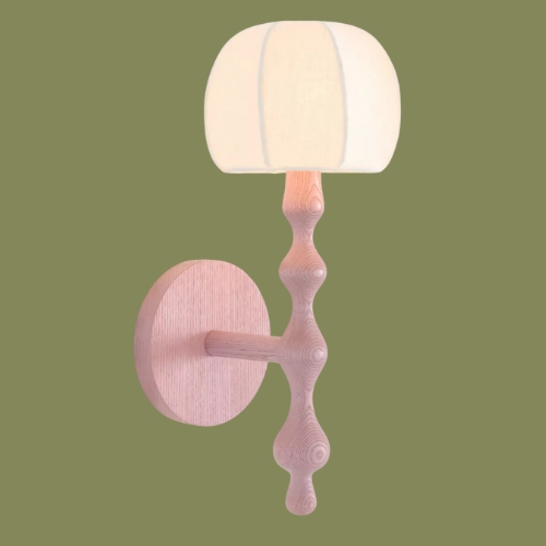 Anthropologie, Lala Reimagined Wood Wall Light