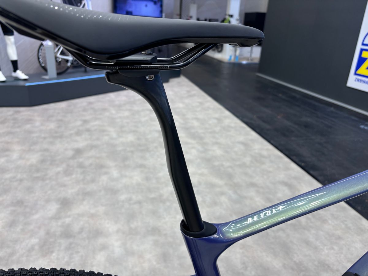 The Giant Revolt gravel bike on display at Eurobike
