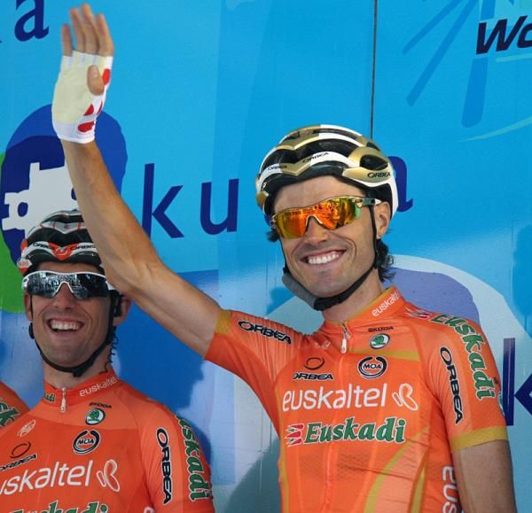 Sammy Sanchez (Euskaltel-Euskadi) at the team introductions.