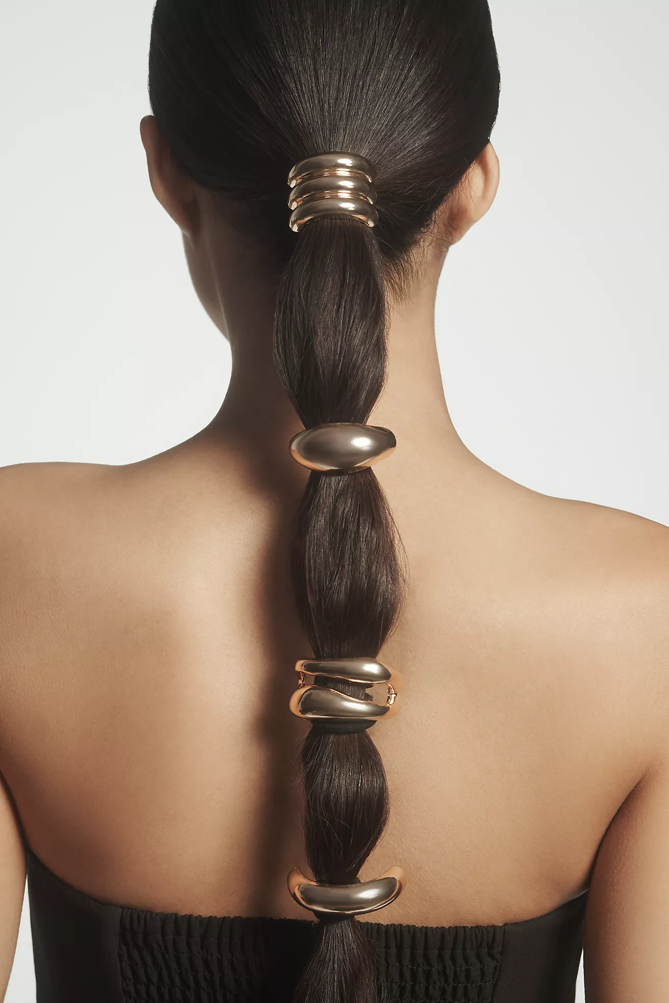 Assorted Metal Cuff Hair Ties, Set of 3