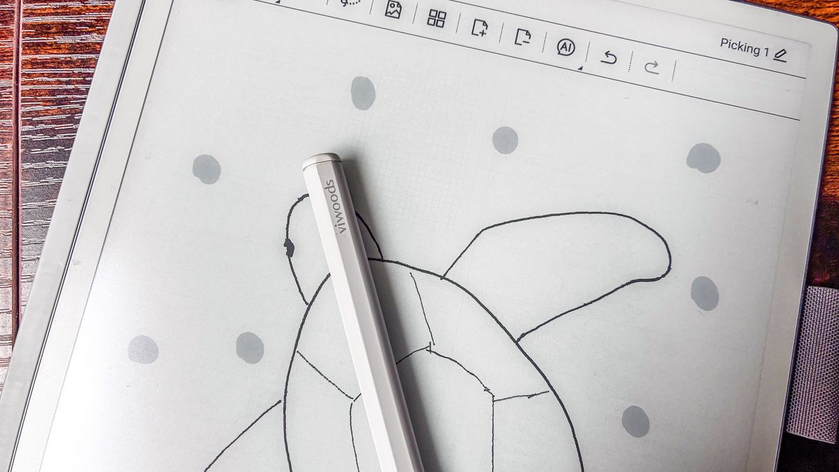 Branding on the top of the AiPaper Gen2.5 Stylus Pen for the ViWoods AiPaper tablet