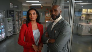 Rochelle Aytes and Morris Chestnut in Watson