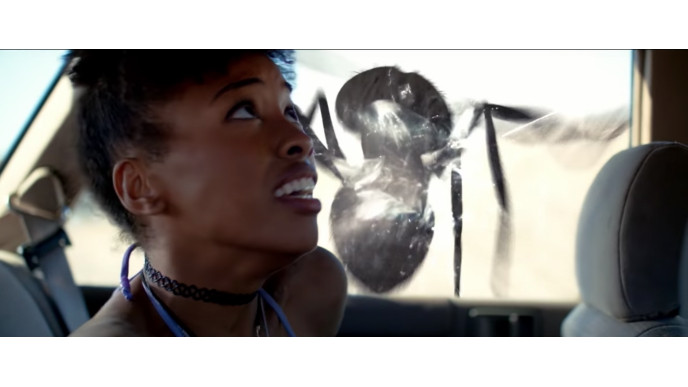 The trailer for this ridiculous B-movie pits a hair metal band against giant killer ants