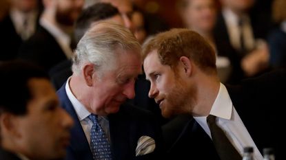 King Charles and Prince Harry talk 