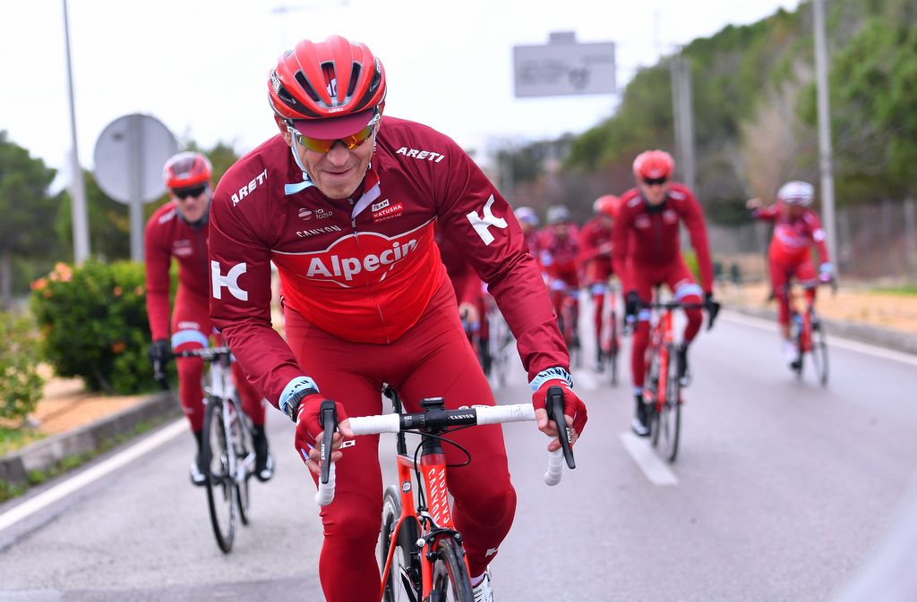 Team owner Igor Makarov enjoying the ride