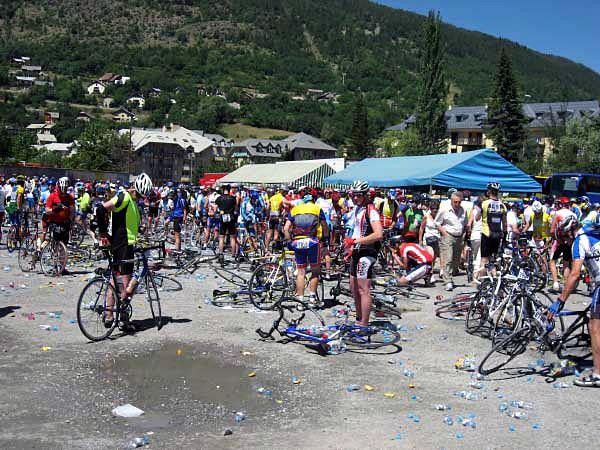 The feed stop at Briancon