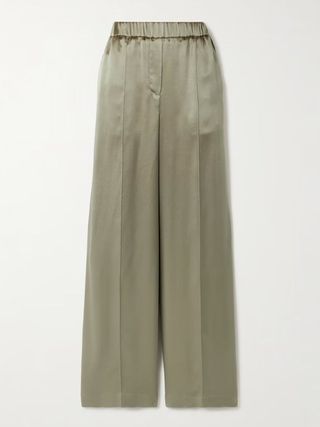 silk trousers