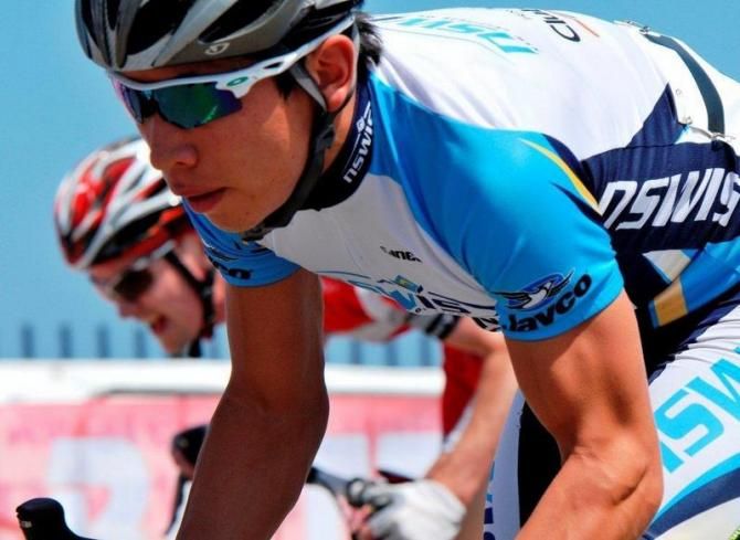 Caleb Ewan (NSWIS) finished finished just outside the points