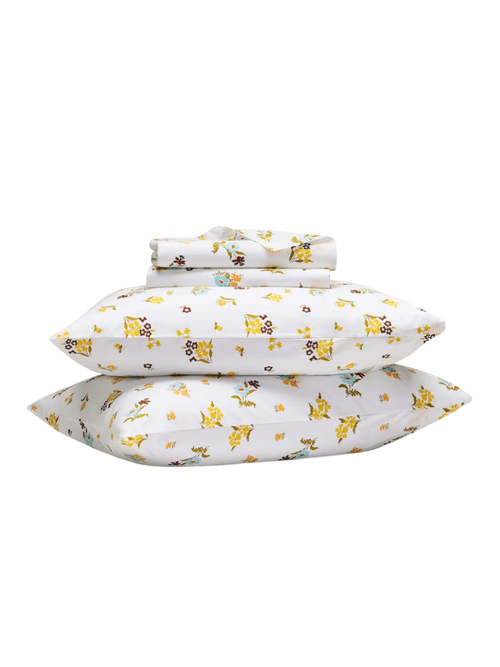 Classic Percale Core Sheet Set in Wild Blooms