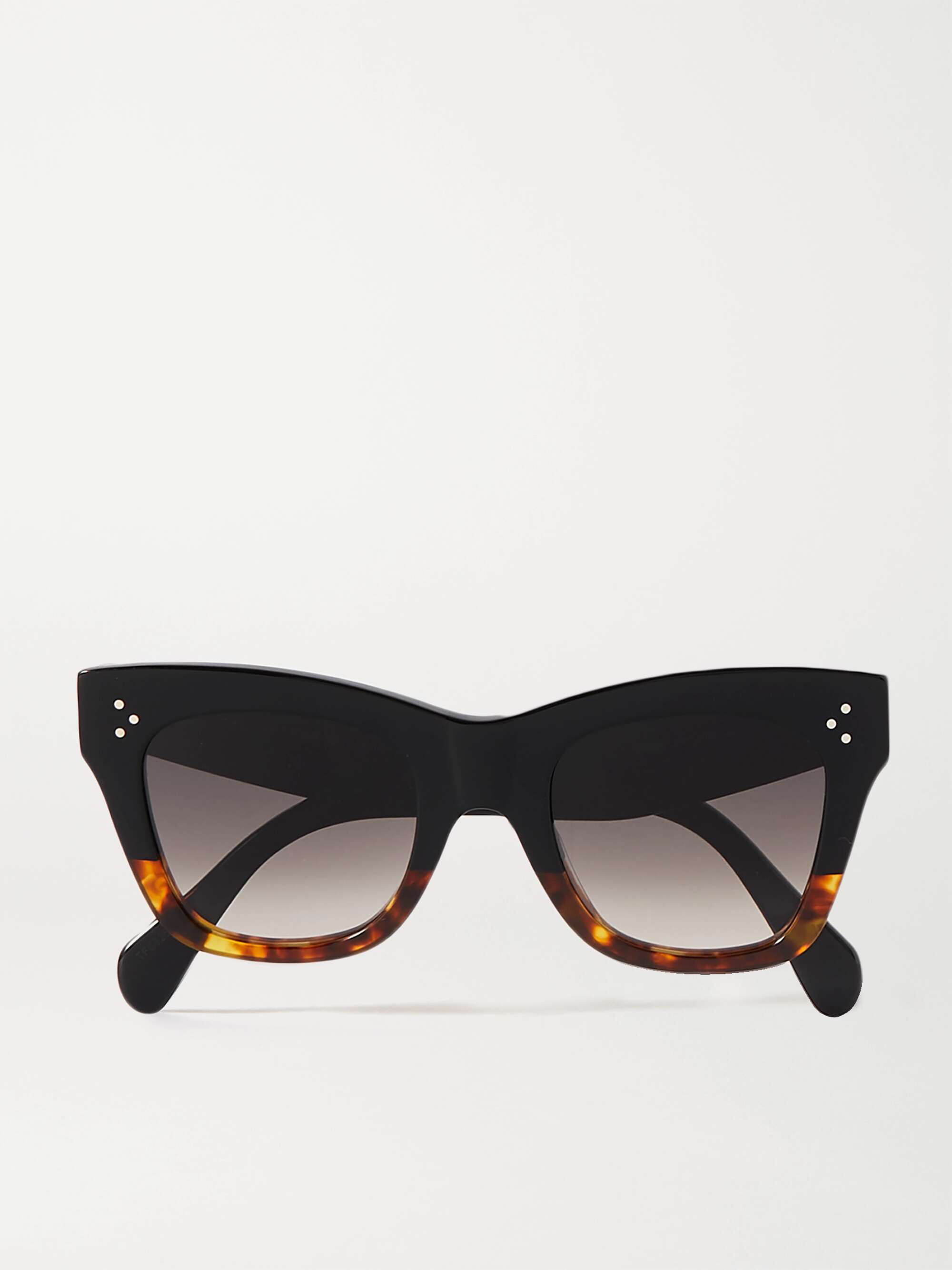 Oversized Cat-Eye Acetate Sunglasses