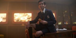 Aidan Gallagher as Number Five In The Umbrella Academy