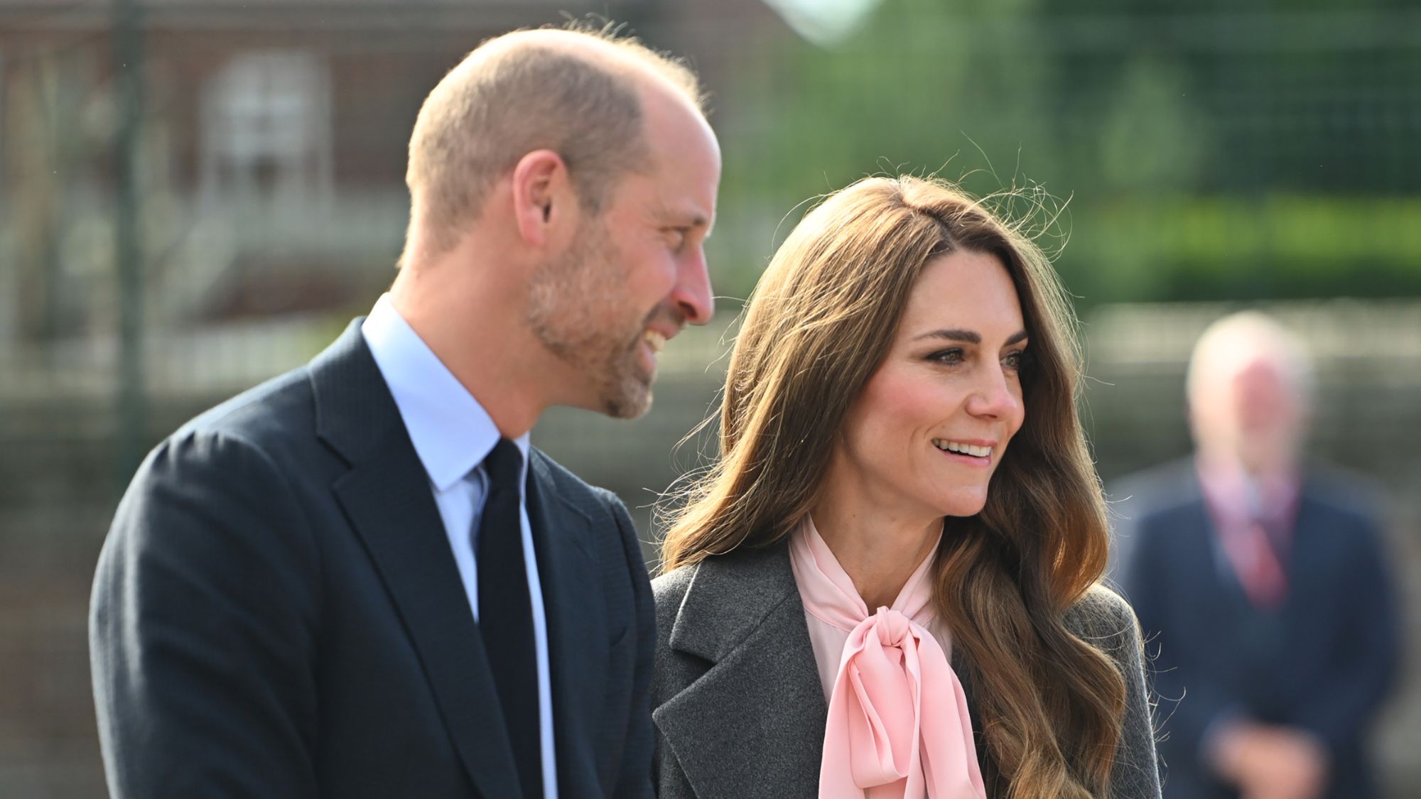 The Prince and Princess of Wales visit Southport