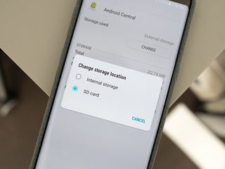 Galaxy Note 8 apps to SD card