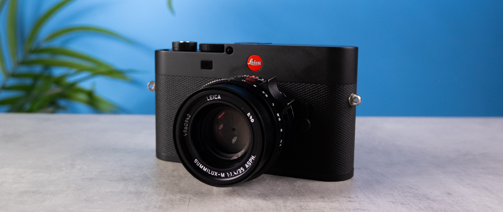 A Leica M EV1 rangefinder-style camera