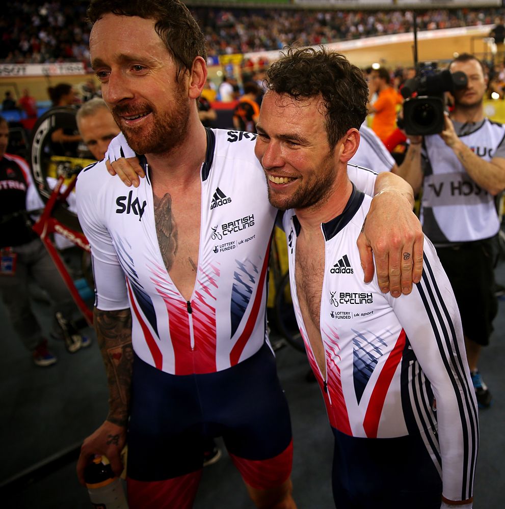 Bradley Wiggins and Mark Cavendish 2016 Madison World Champions