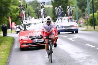 Cofidis sprinter Nacer Bouhanni during stage 1 of the 2019 Criterium du Dauphine