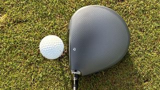 Photo of the TaylorMade Qi35 Max Driver at address