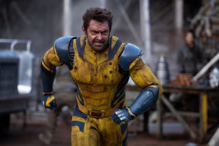 Hugh Jackman races into action in Deadpool and Wolverine.