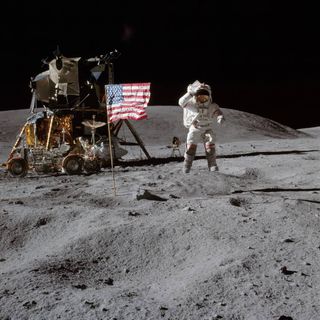 Apollo 16 spacewalk